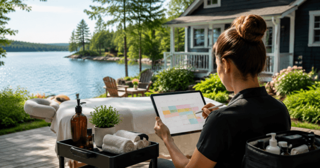 Seasonal Demand Planning Massage Therapist Business