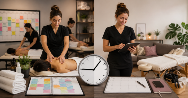 full-time vs part-time massage therapist