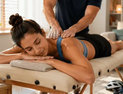 massage for outdoor summer recovery