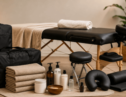mobile massage therapist equipment